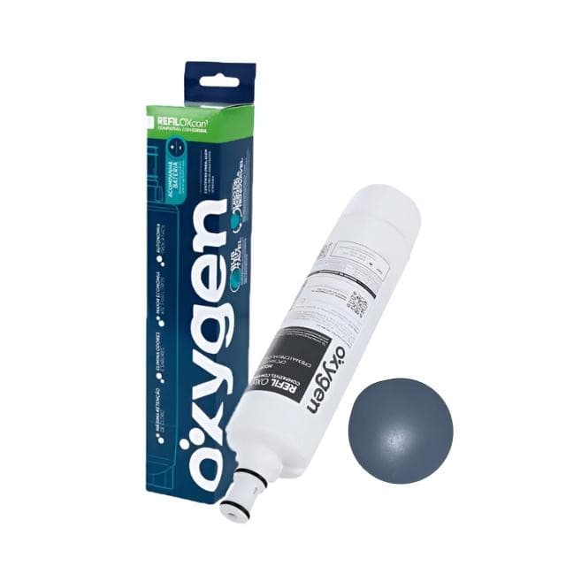 Kit Refil Filtro Oxygen + Tampa Compatível Consul CPB33