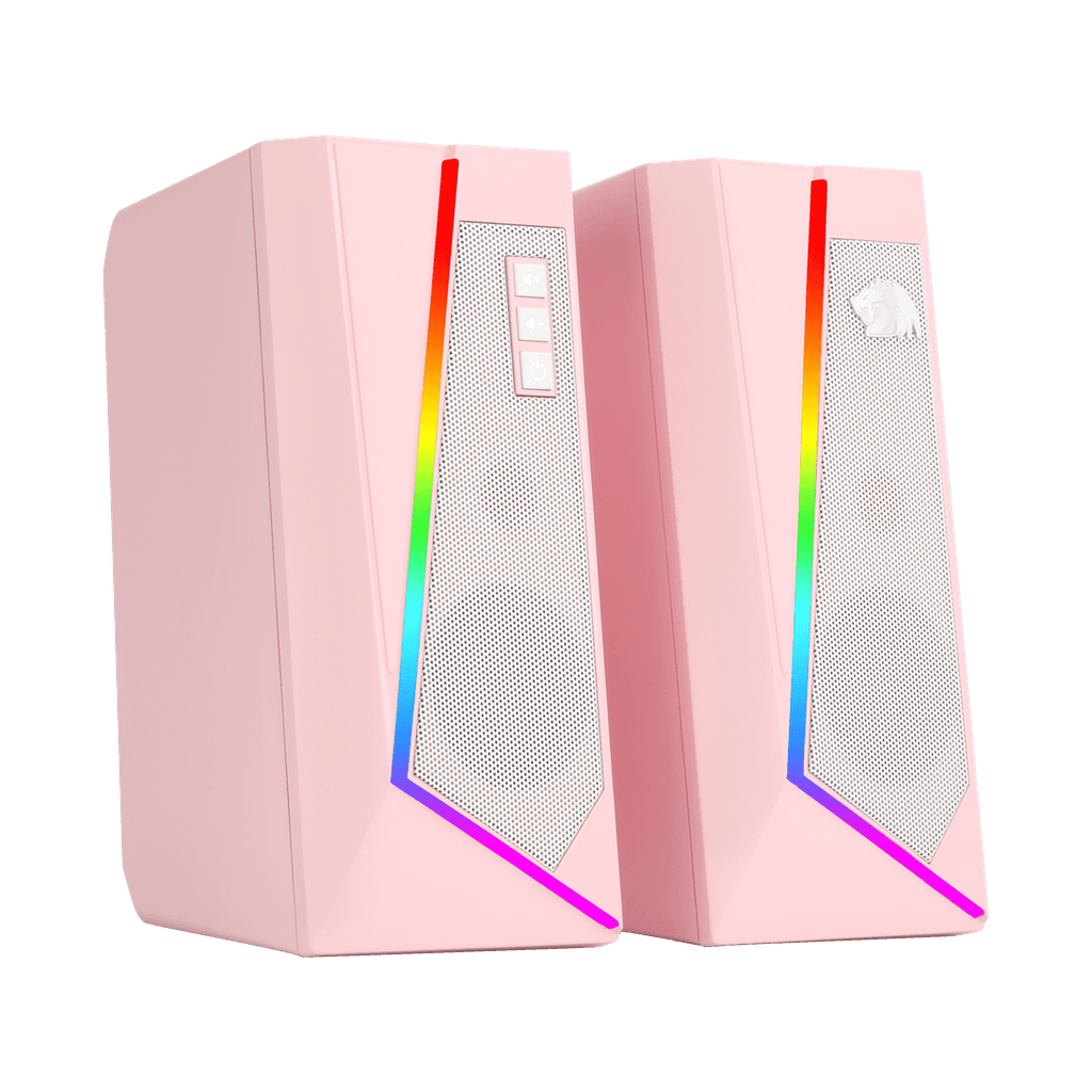Caixa de Som Gamer Redragon GS520 Anvil Rosa Pink