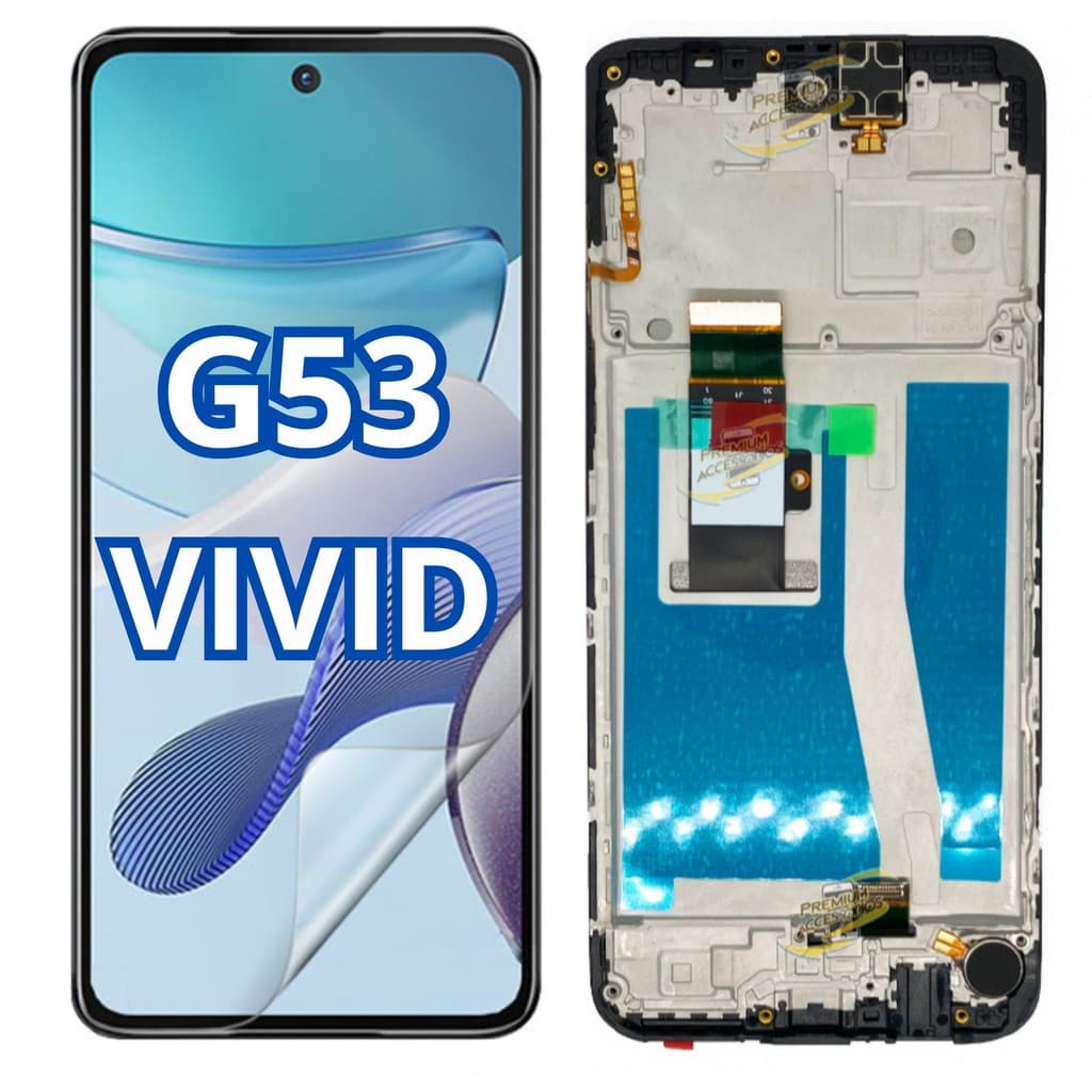 Tela Touch Frontal Display VIVID Compatível Moto G53 Xt2335 QUALIDADE PREMIUM PRO -  A Pronta Entrega