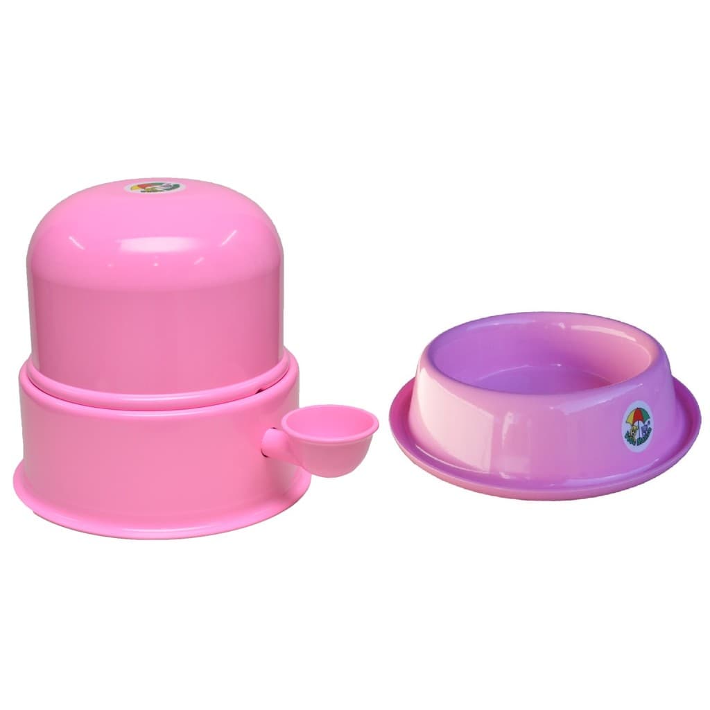 Kit Vida mansa - Bebedouro Alumínio 1.4L + Tigela Alumínio 700ml para cães cachorros gatos