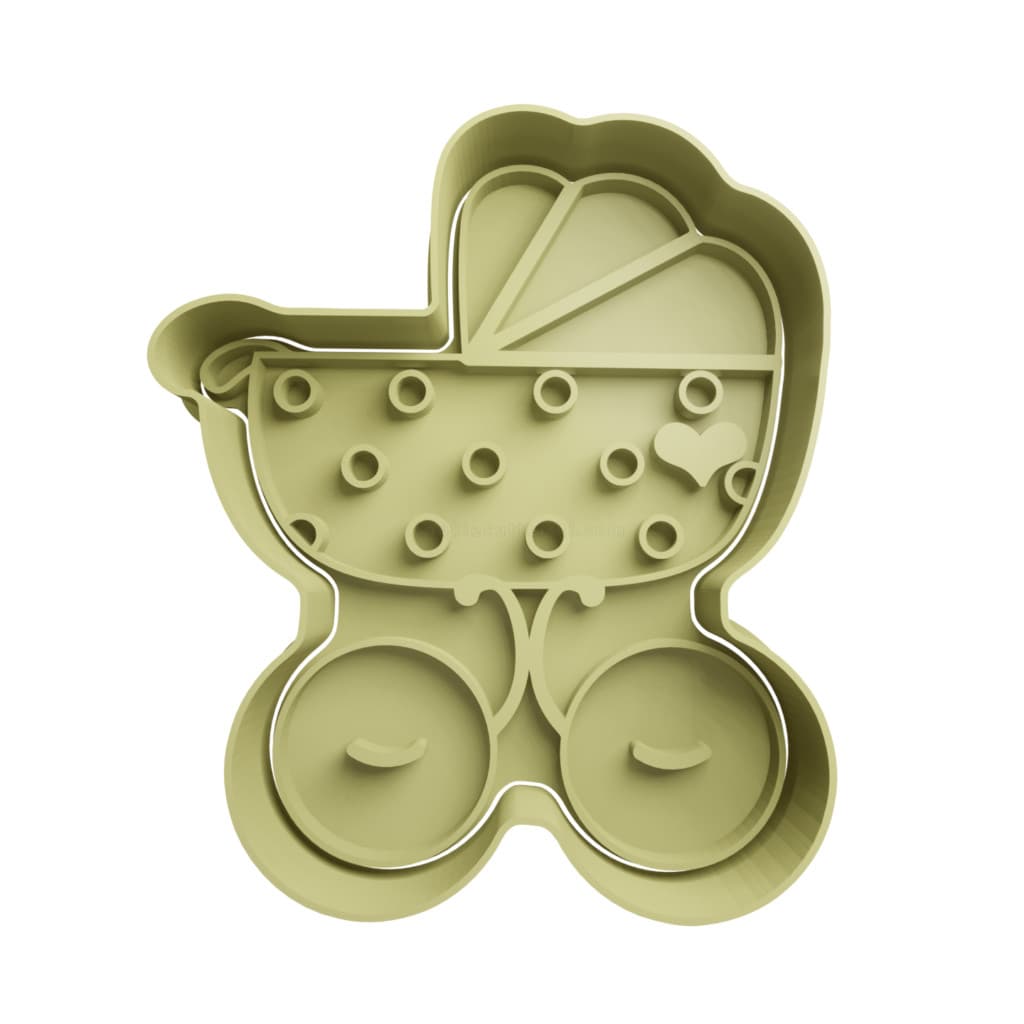 Cortador De Biscoito Carrinho de bebê - baby shower