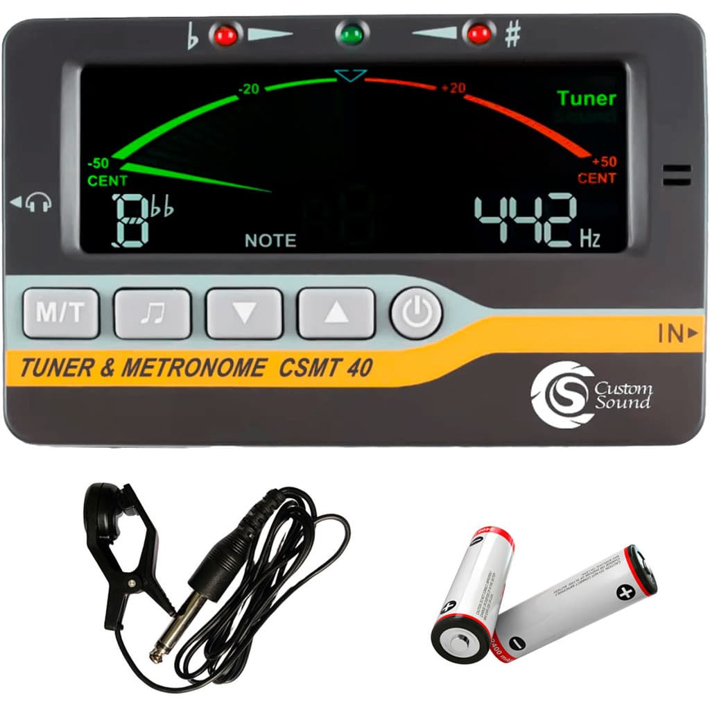 METRONOMO AFINADOR E DIAPASAO COM DISPLAY DIGITAL CSMT 40