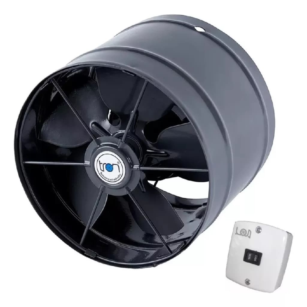 Ventilador/Exaustor Axial 200mm Grafite - Tron