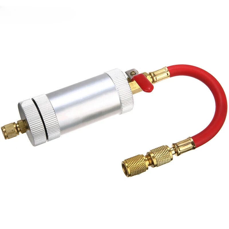 Xiaoyuny Injetor De Óleo E Tintura R134A R12 R22 2OZ Bomba De Giro Manual Adaptador A/C Para Carro De Injeção