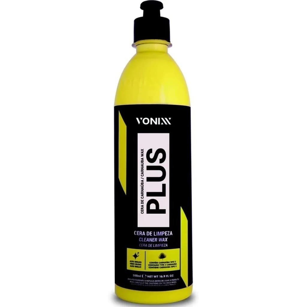 Cera Carnaúba Plus Vonixx 500ml Cera Liquida Automotiva