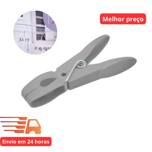 PRENDEDOR DE ROUPA DE PLÁSTICO 12 PEÇAS