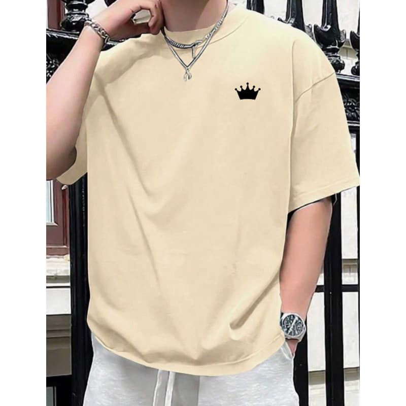 Camiseta Camisa Masculina COROA Algodão Malha 30.1