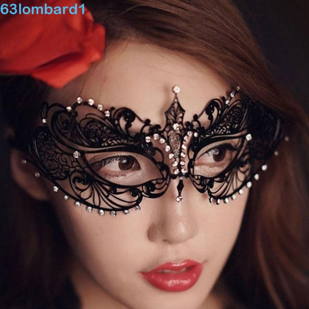LOMBARD1 Máscaras De Dança Traje Festa De Carnaval Para Mulheres Menina Máscara Facial Masquerade Novos Fontes De
