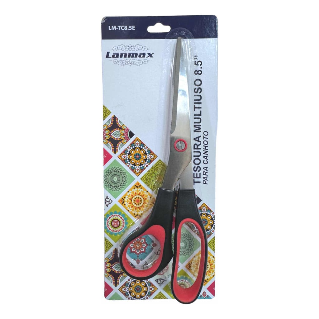 Tesoura de Canhoto Multiuso 8,5 Polegadas Lanmax