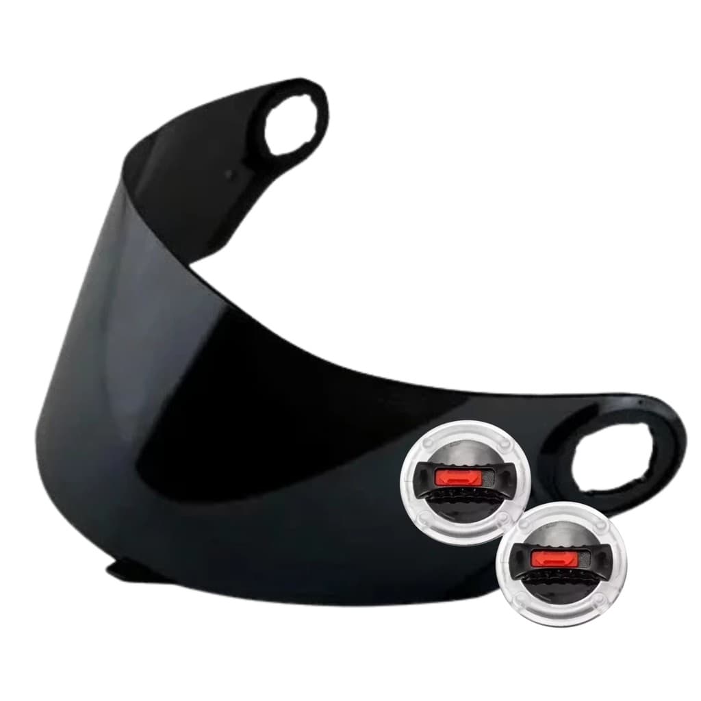 Viseira Capacete Ls2 Ff358 Fw3 Helt Strada Fumê Botão Reparo