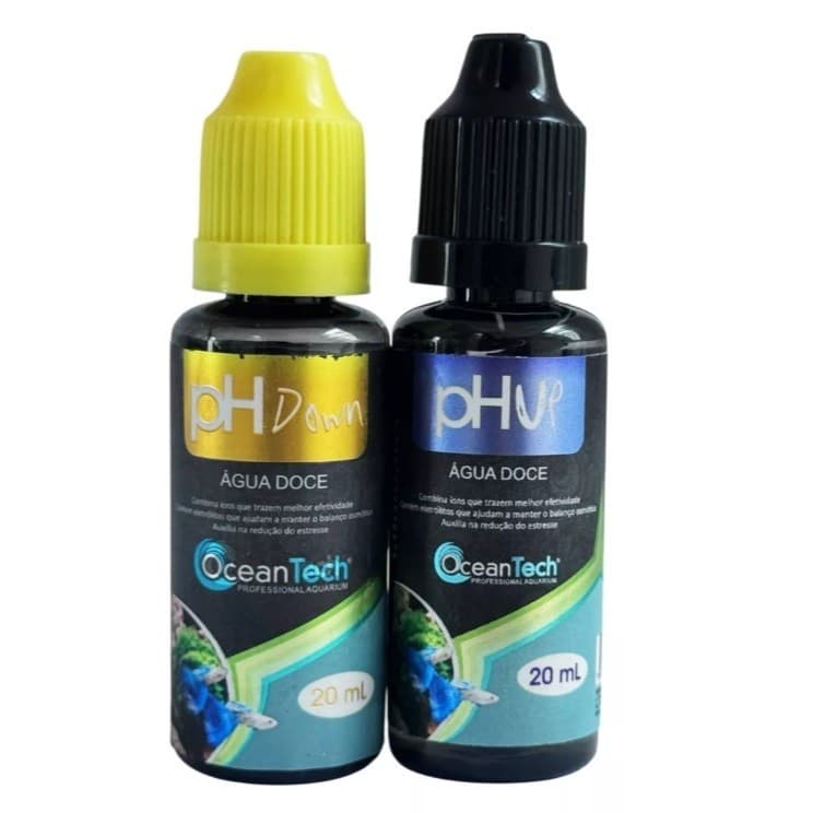 PH UP 20ml +PH DOWN 20ml Ocean Tech - Regulador de PH