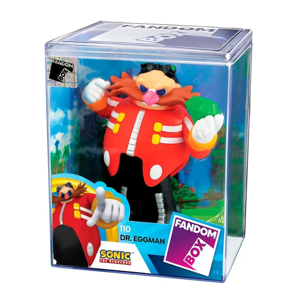 Fandom Box Boneco Dr Eggman Sonic Colecionável Lider
