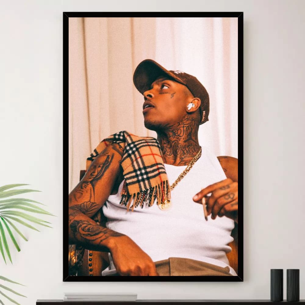 Quadro Mc Ig Funk Musica Brasil Decorativo A4 23x33cm