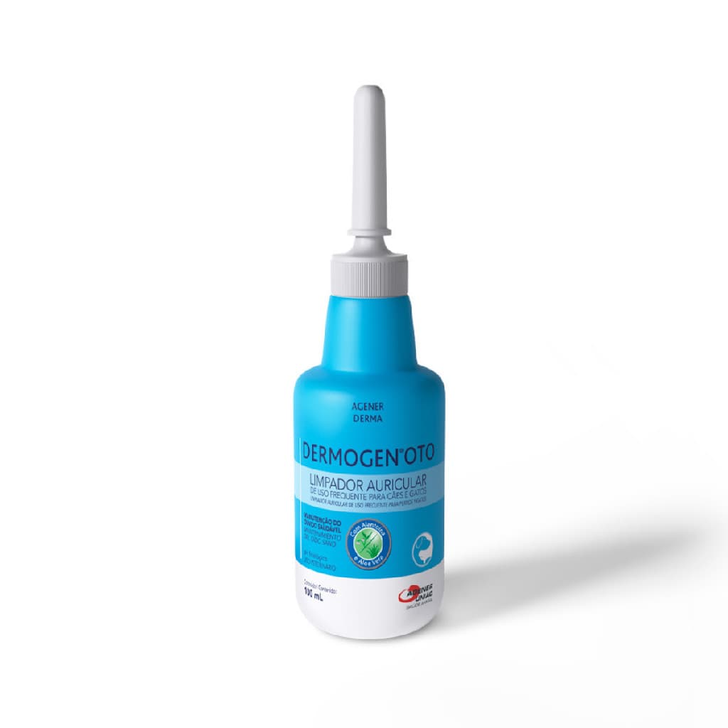 Dermogen Oto Limpador Auricular Para Cães e Gatos 100 Ml