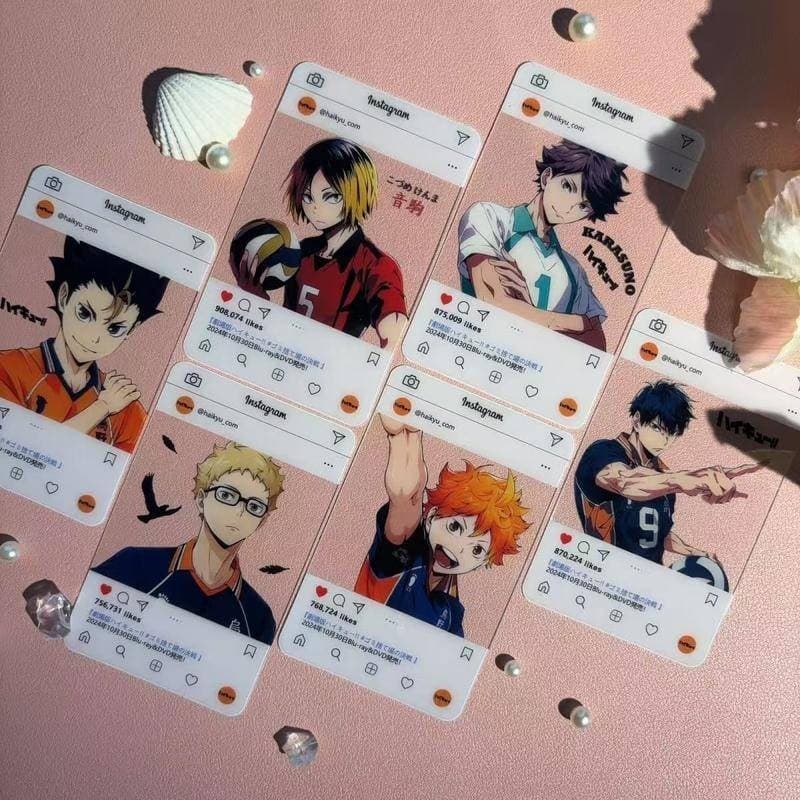 6 Unidades/Pacote Anime Haikyuu Figura Hinata Shoyo Tobio Kageyama Kei Tsukishima sugawara koushi Kozume Kenma Foto Pvc