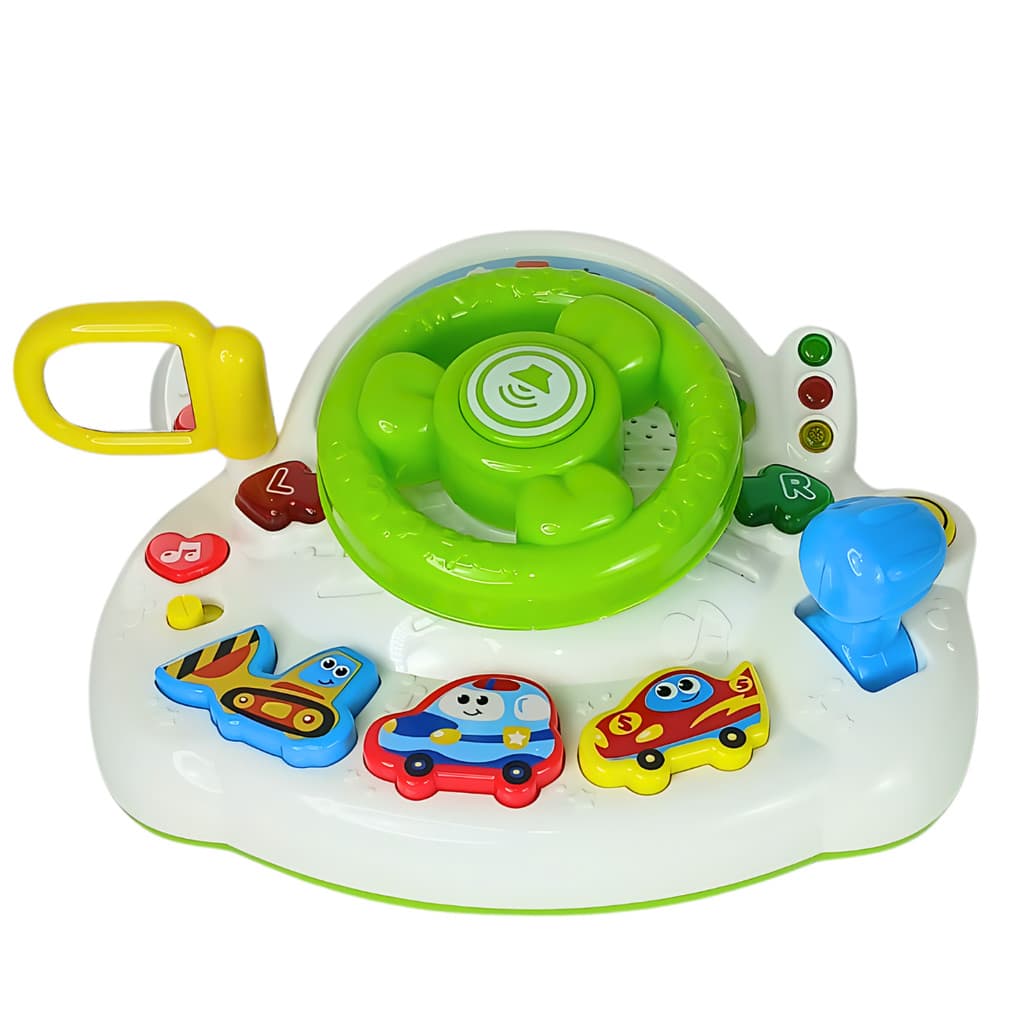 Brinquedo Infantil Volante Baby Musical Com Luz e Som Interativo - Castela