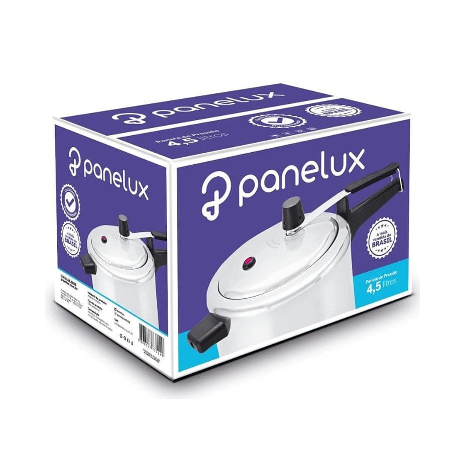 PANELA DE PRESSÃO PANELUX 4,5L ALUMÍNIO