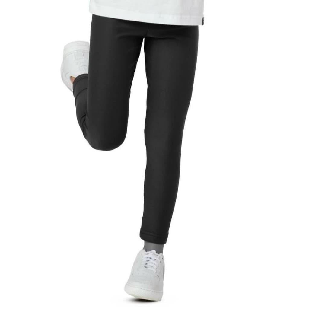 Calça Legging Infantil Menina Suplex Preta Fitness Academia