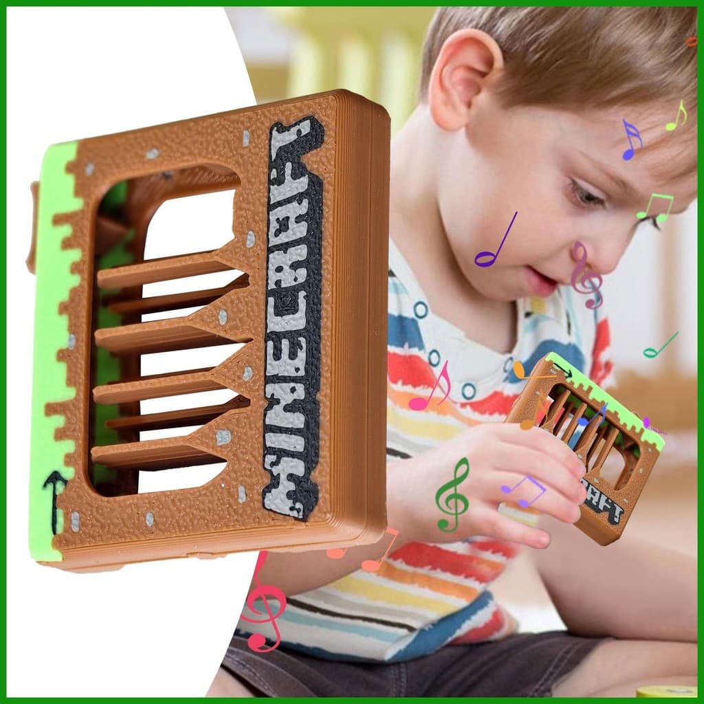Pequena Caixa De Música 3D-Impresso Manivela Musical Jogo-Temático Alívio Do Estresse Fidget Gadgets Colecionáveis Para