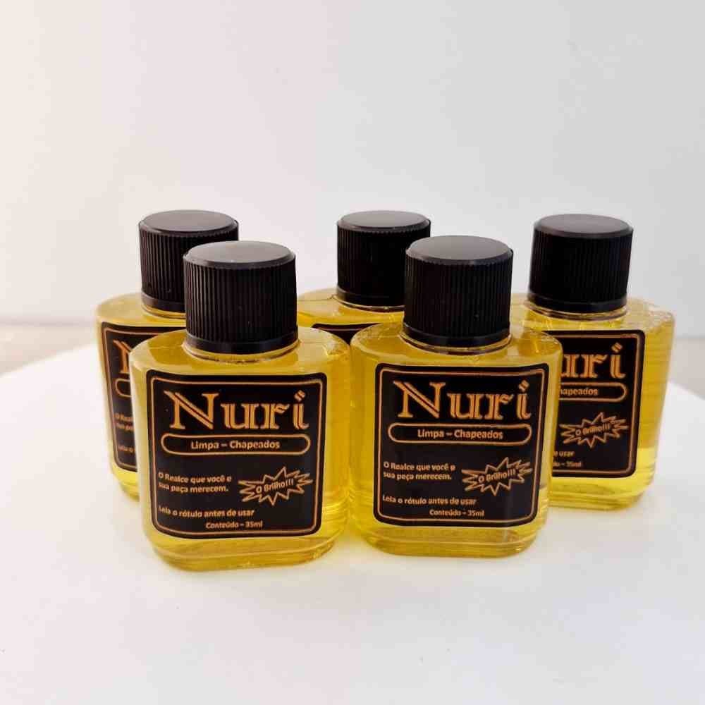 Limpa folheado a ouro Nuri 35ml com 5 unidades