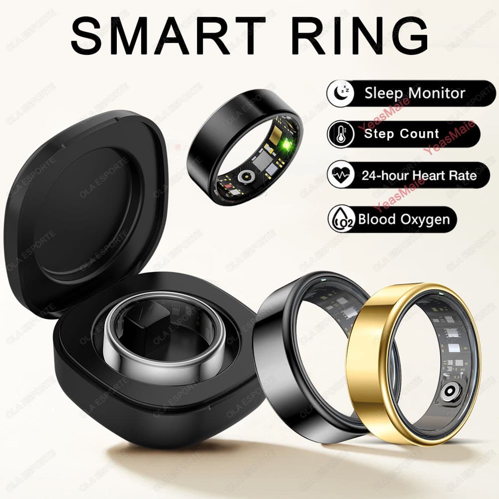 2025 Novo Para Huawei Anel Inteligente Masculino Feminino , Monitor De Frequência Cardíaca E Oxigênio No Sangue Smartrin