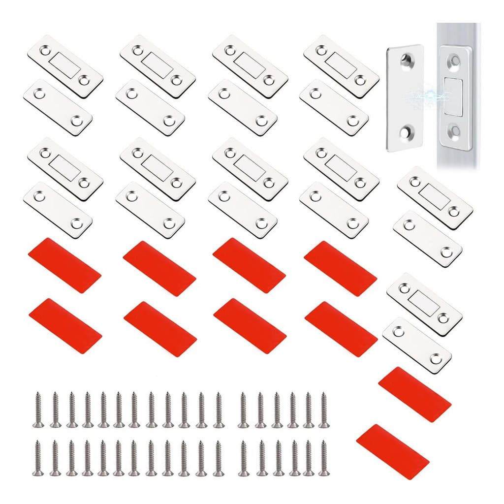 Kit Ultra Forte Magnético Da Porta Do Armário Com Fechamento 10 Peças