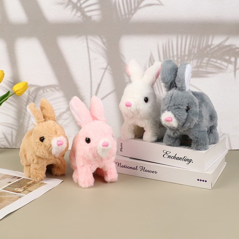 Coelho de brinquedo divertido - Pula e emite som