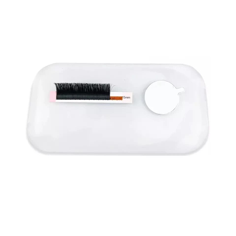 Suporte de Silicone Transparente para Cílios Extensão Profissional Lash Designer Reutilizável