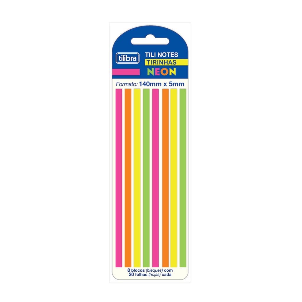 Tili Notes Tiras Neon TILIBRA