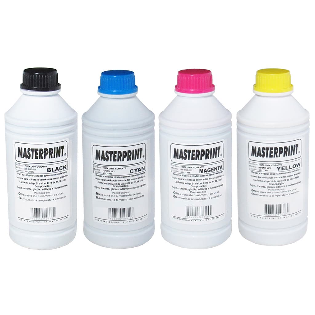 Tinta Impressora Refil Bulk 1 Litro Masterprint