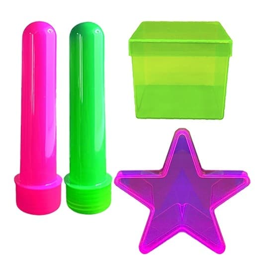 Kit 40 Lembrancinhas Neon Para Festa e Decoração
