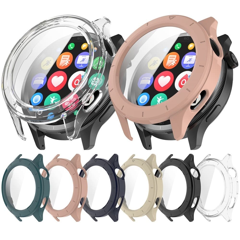 Protetor De Tela Com Filme PC Case Frame Capa Completa Para Xiaomi Watch S4 S4 sport