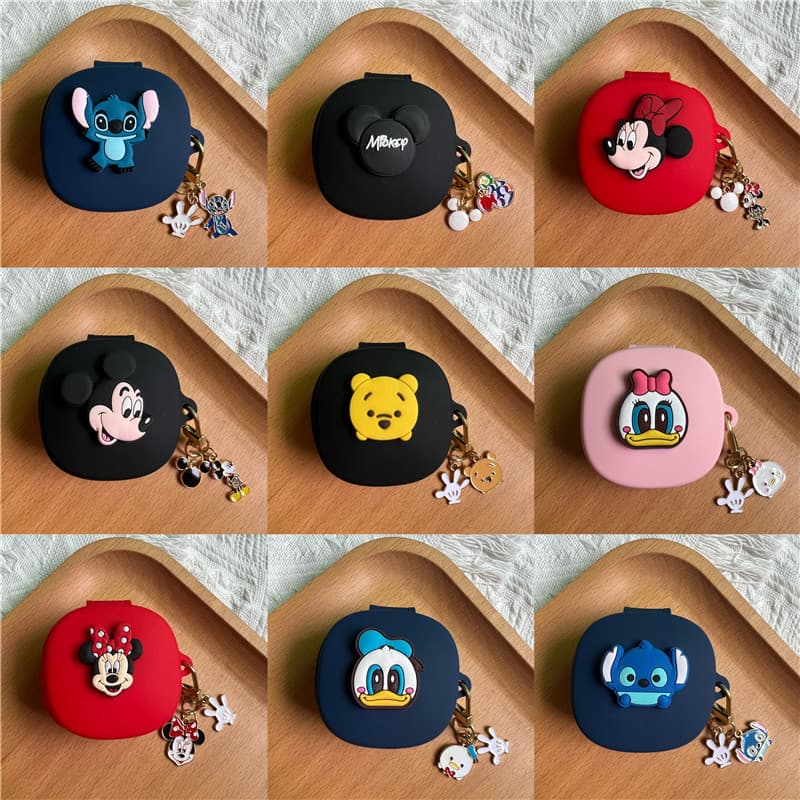 Bonito Ponto Fone De Ouvido Caso Para for Redmi Buds 6 / Buds 6 Play Protetora Manga Sillione Macio Com Chaveiro