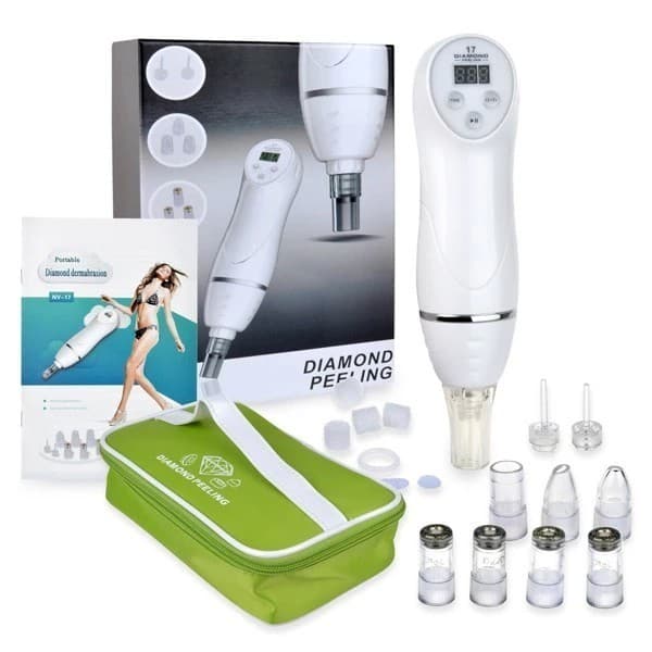 Removedor de Cravos Peeling Diamante | Sugador Elétrico | Limpeza Pele Profunda