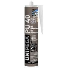 Selante Pu40 Poliuretano Preto/Cinza/Branco 400g - Unipega