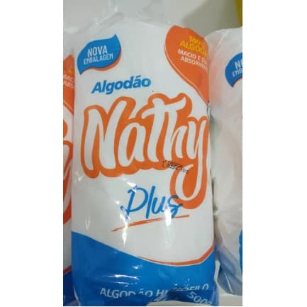 2 Algodões Hidrófilos Nathy 500g Rolo Prensado Profissional Estética Spa Bebês Curativos Podólogia