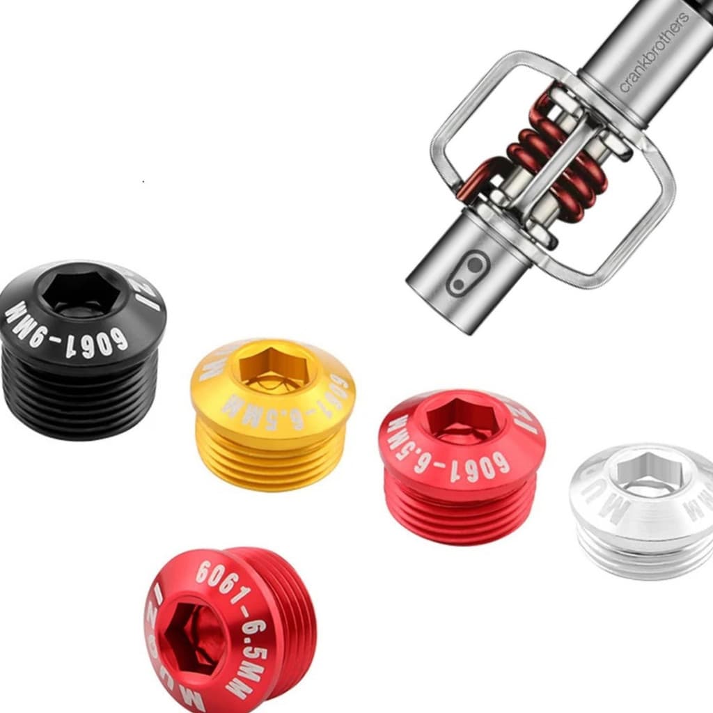 Parafuso Em aluminio para Pedal compativel com Pedal Crank Brothers Egg Beater 1 2 3 e 11 Candy 1 Par