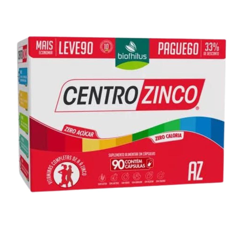 Centrozinco  AZ Vitalidade LV90 PG60 - Biofhitus