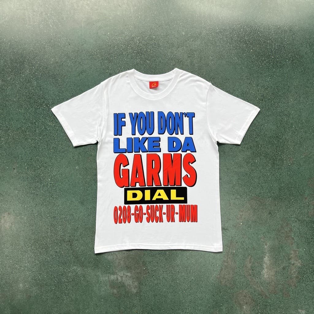 Street Wear Own Marca Corteiz Camiseta de manga curta Corteiz Ilha do Diabo Não Gosta T100% Algodão Impresso Camiseta
