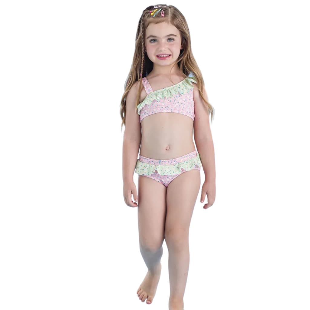 Biquíni Estampa Liberty Com Babado