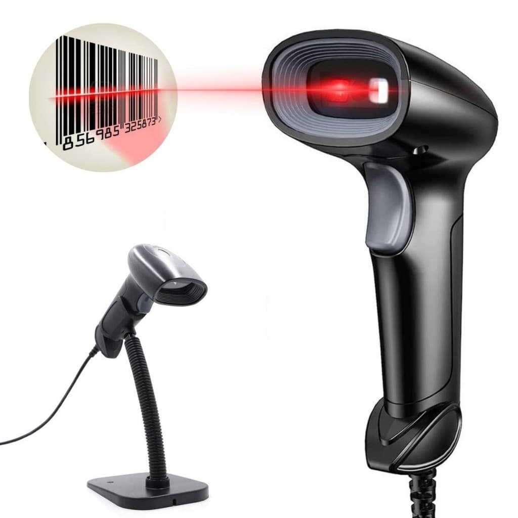 Leitor De Código De Barras Com Fio 1d, 2d Portátil Usb