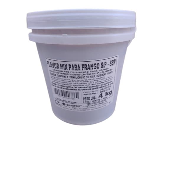 Tempero para Frango Flavormix Grelhado, Assado Balde 4k