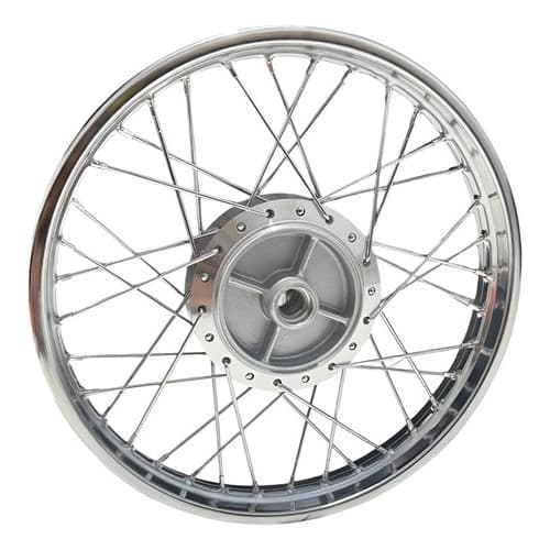 Roda Traseia Cg Titan 150 Start 160 Cubo Prata Diamantado