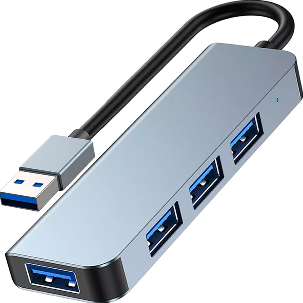 HUB USB Para 4 Portas Usb Divisor De Carregador Adaptador USB3.0 De Alta Velocidade Laptop