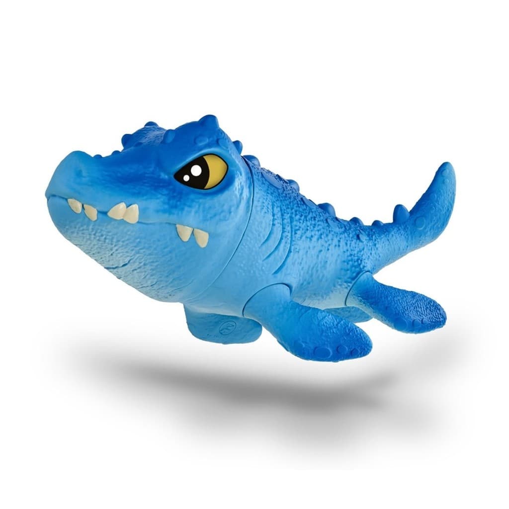 Boneco Dinossauro Mosasaurus Jurassic World Azul Pupee Articulado Crianças Realista Fofo Brincadeira