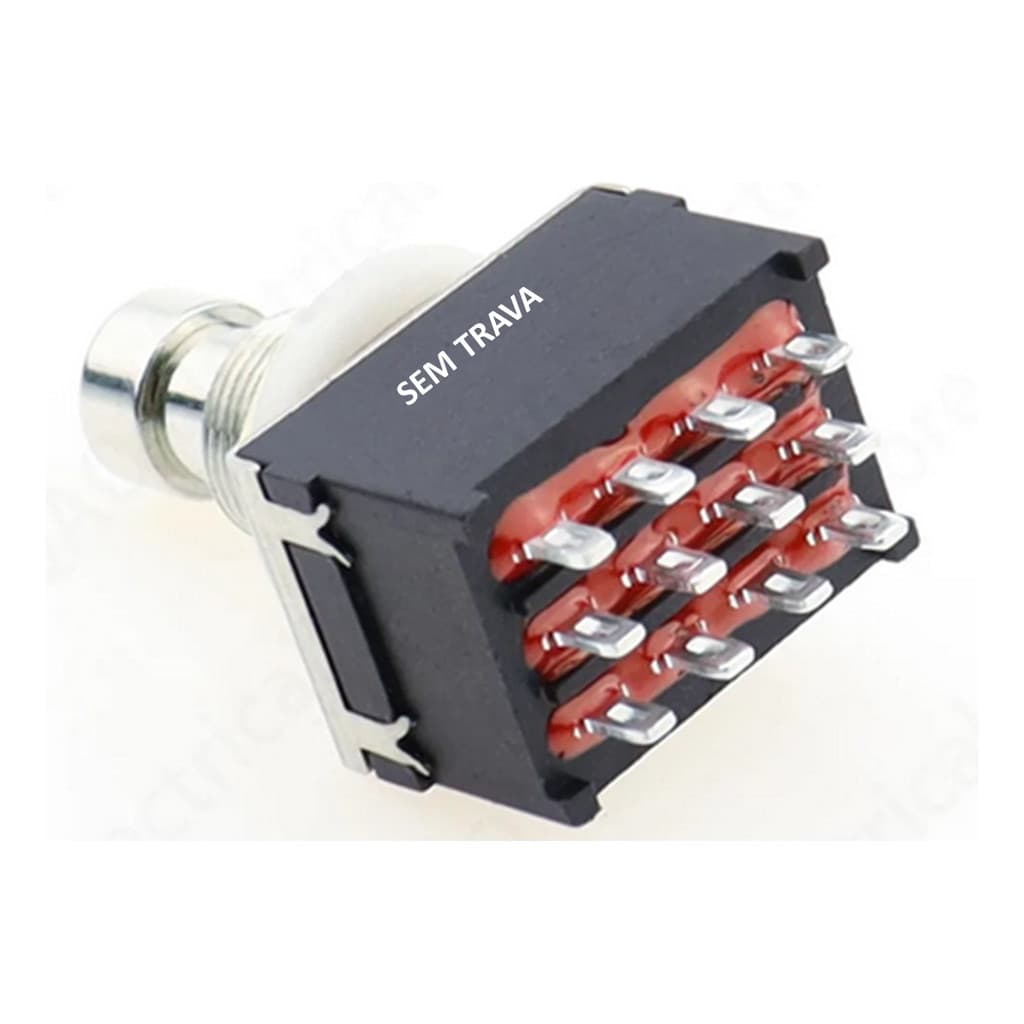Foot 4pdt Switch Para Pedais E Pedaleiras