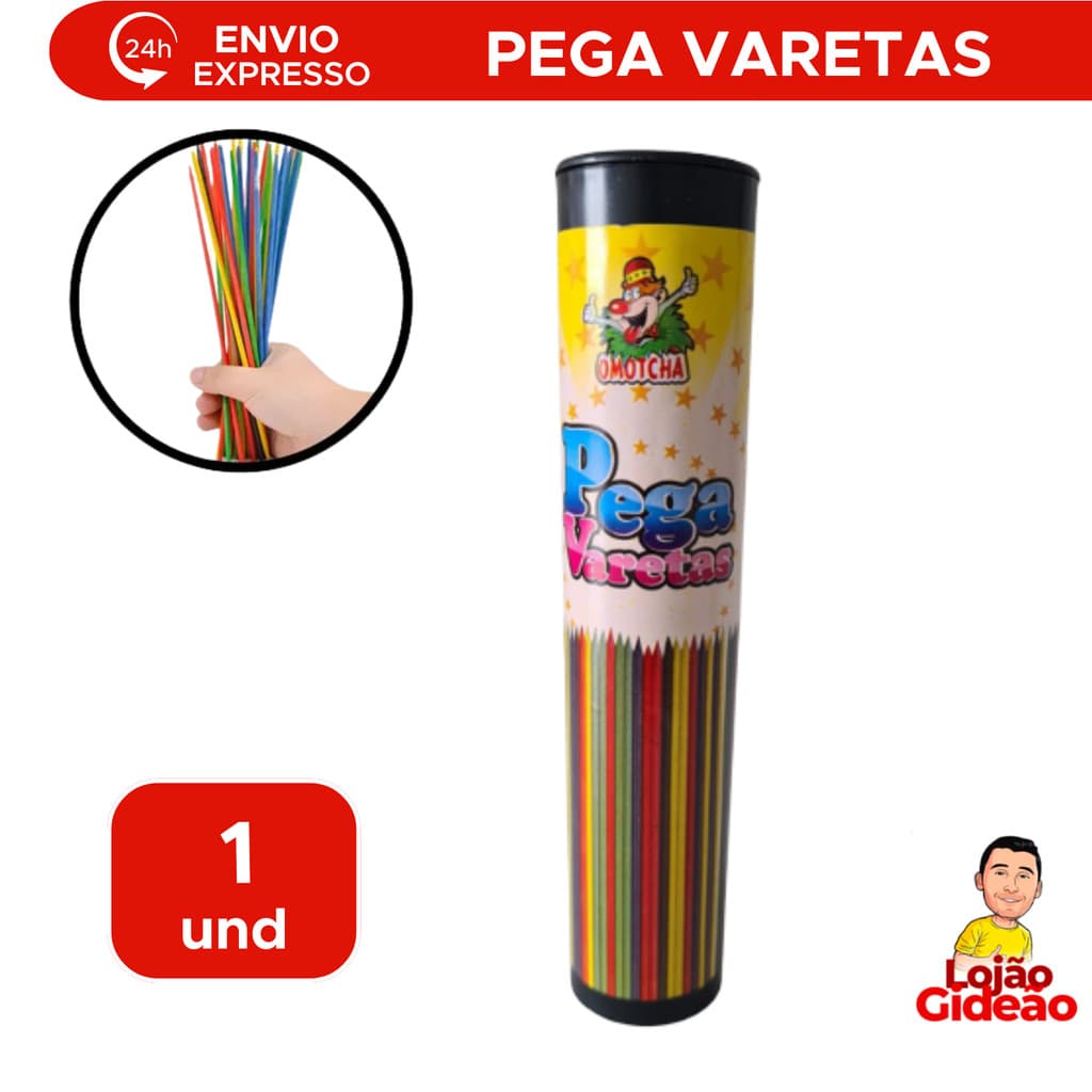 Pega Varetas Brinquedo Pedagógico Jogo Infantil 21 peças Para Crianças E Adultos