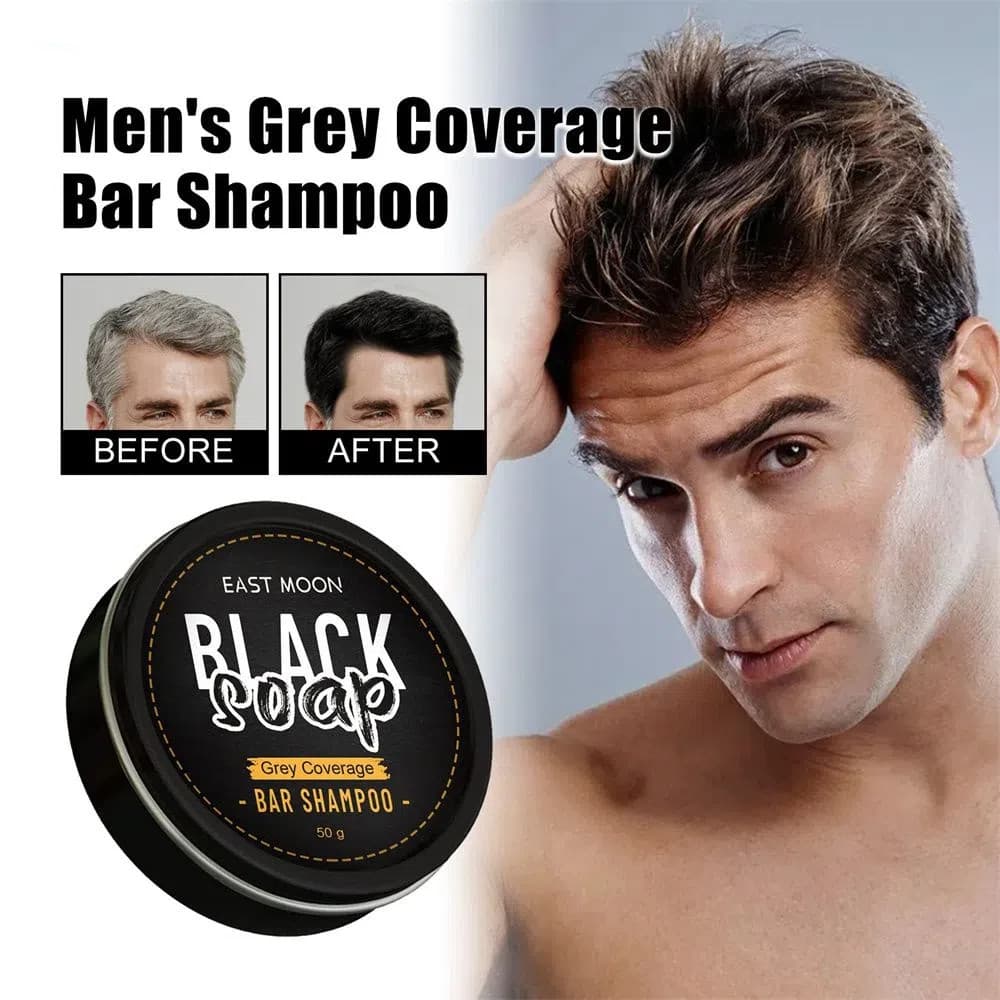 Sabonete De Cabelo Branco Eficaz Feito À Mão Que Fica Preto E Escurecida/Condicionador Orgânico Natural Shampoo Reparado
