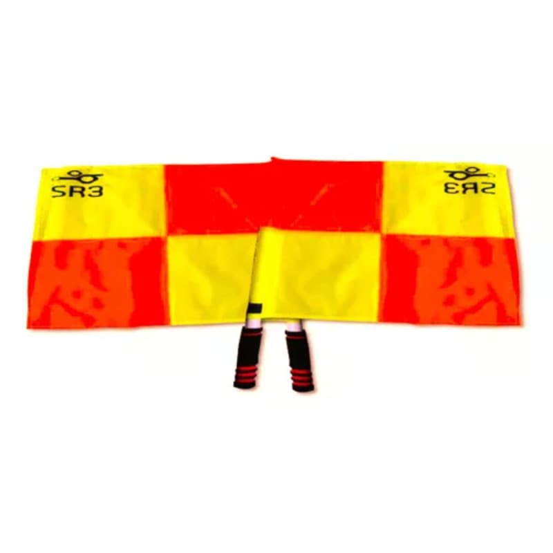Par Bandeira para Arbitro - Poliester - Cabo: Metal