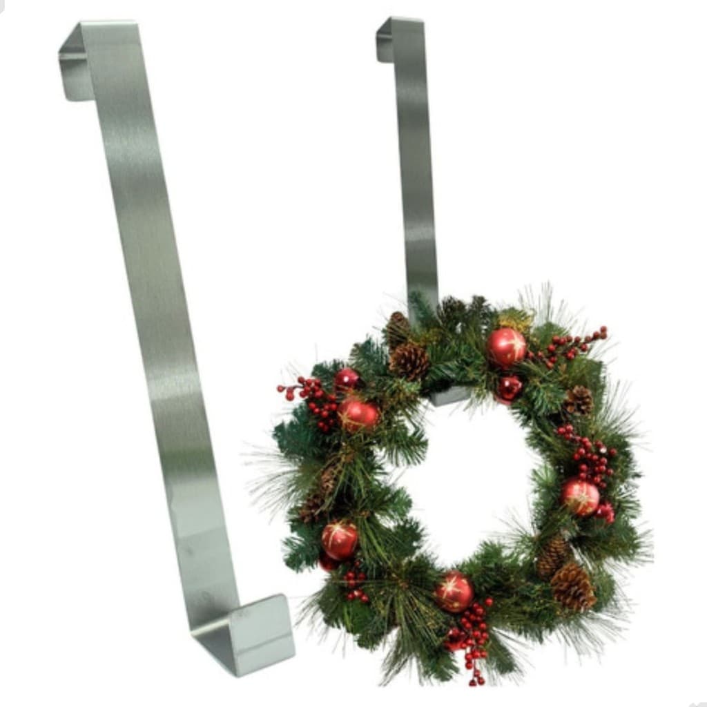 Gancho Suporte para  Guirlanda de Natal, suporte gancho para pendurar enfeite de natal na porta 49cm